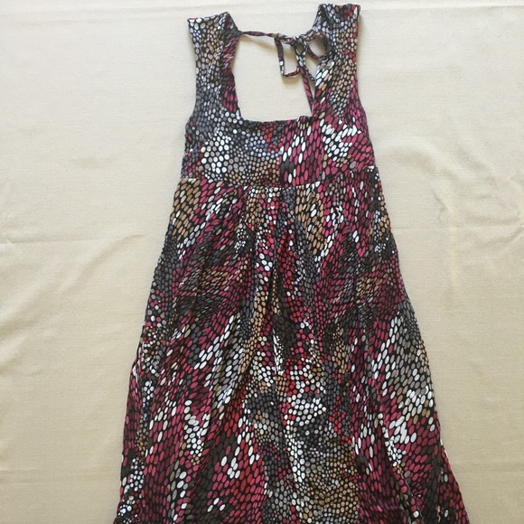 Guess - Babydoll Dress with Multicolor Print - Picture 1 of 5